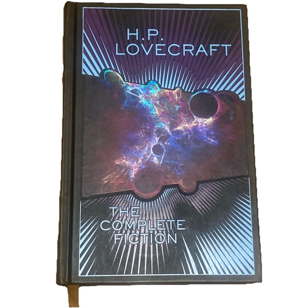 H.P. Lovecraft The Complete Fiction Hardcover Book Gold Gilded Pages Collector
